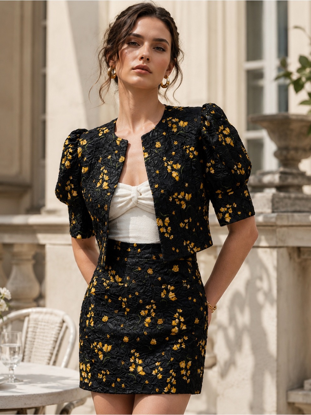 Essentiel Antwerp 2-Piece Set Cropped Jacket & Mini Skirt | Women’s size 34/4